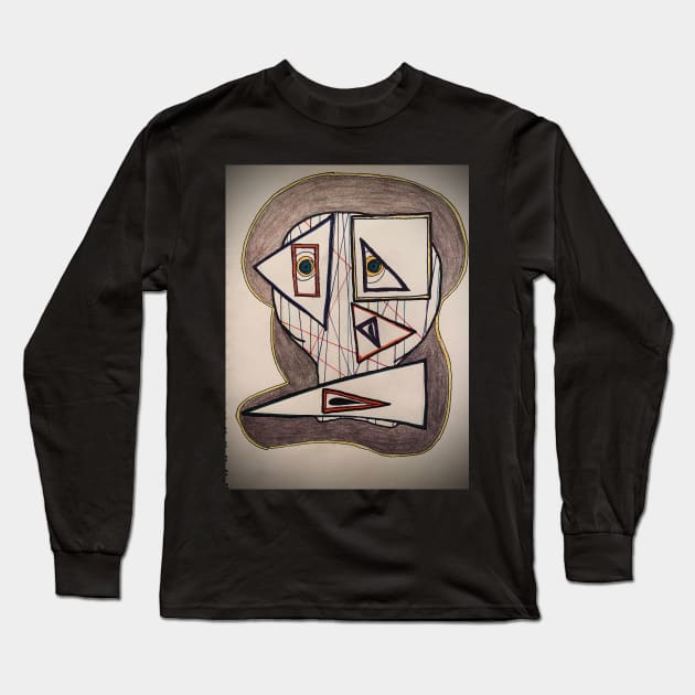 Abstract Me Long Sleeve T-Shirt by Cosmicartphlegm